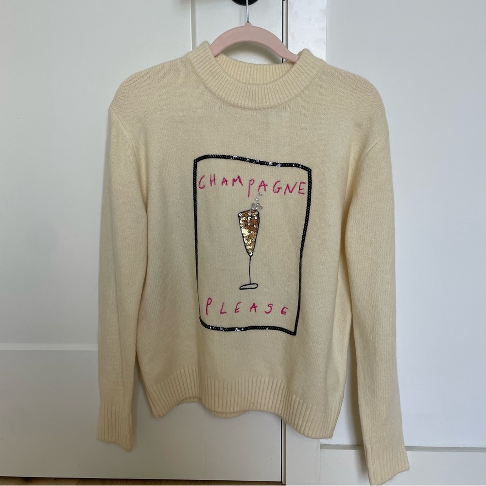 Tatiana Alida Nasty gal champagne please sweater